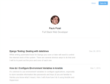 Tablet Screenshot of blog.paulopoiati.com